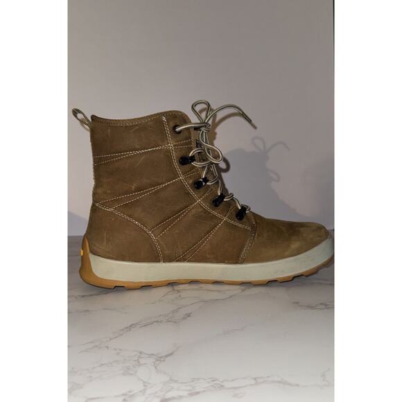 Alpine Design x Kamik Men's Ezra Winter Boots Size 10 Tan Camel Vibram Waterpoof - Picture 9 of 10
